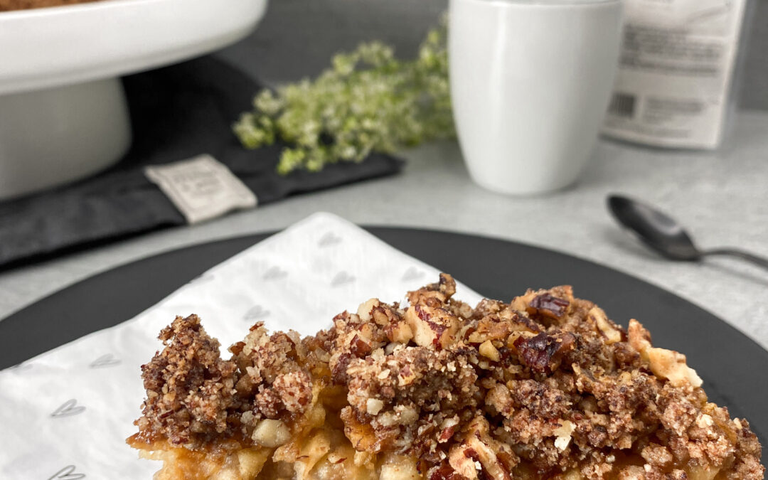 Veganer Apfel-Streusel-Kuchen