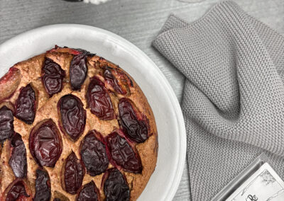 Schneller Pflaumenkuchen KoRo