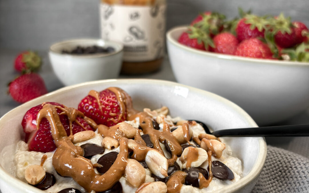 Schoko-Erdnuss-Porridge